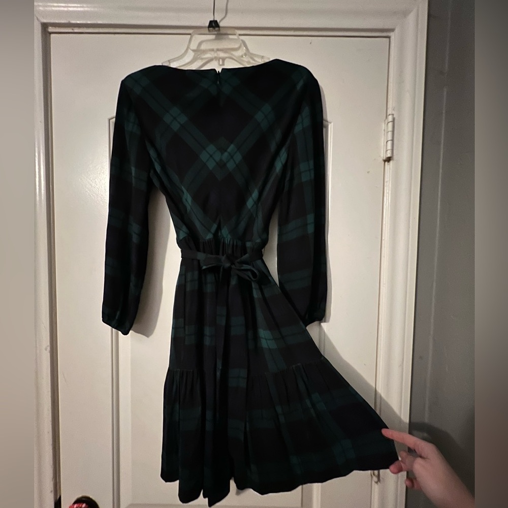JCrew plaid mini dress